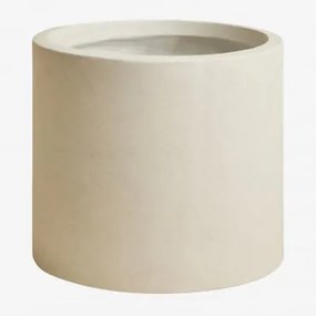 Vaso De Cimento Aurevi Ø30 Cm & Off-white - Sklum