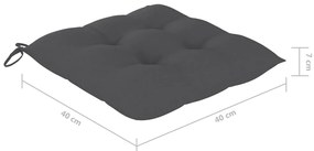 Cadeiras de exterior dobráveis 8pcs c/ almofadões acácia maciça