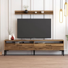 Unidade de TV Istanbul – Nogueira – 180x47x35 cm