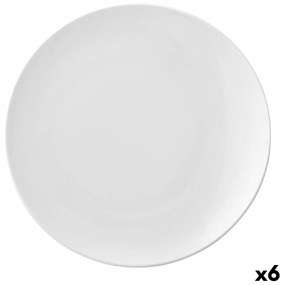 Plat Bord Ariane Vital Coupe Cerâmica Branco (ø 27 cm) (6 Unidades)