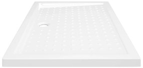 Base de chuveiro com pontos 70x100x4 cm ABS branco