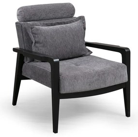Mesa de Centro Istanbul – Nogueira e Antracite – 105x32,6x60 cm