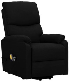 Poltrona de massagens elevatória tecido preto