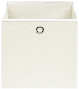 Caixas de arrumação 4 pcs 32x32x32 cm tecido branco