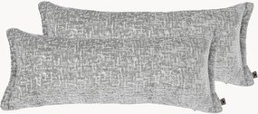 Almofadas em chenille artesanais Leilani, conjunto de 2
