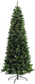 HOMCOM Árvore de Natal Artificial 180 cm Árvore de Natal com 648 Ramos Fácil de Montar e Base Desmontável de Aço Ø70x180 cm Verde