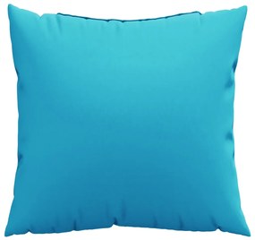 Almofadas decorativas 4 pcs 60x60 cm tecido turquesa