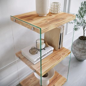 Estante Niagara – Carvalho – 40 cm x 80 cm x 35 cm