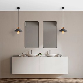 Candeeiro Suspenso GMN-00003 – Preto – 103 x 24 cm