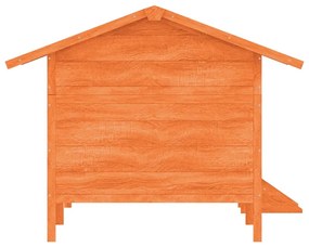 Casota para cães 159x120x88,5 cm pinho maciço castanho