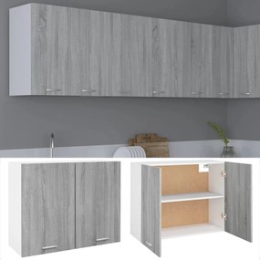 Armário suspenso “Lyon” 80x31x60 cm cinzento sonoma
