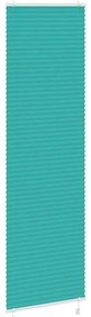 Plissado Cego Gasolina verde 65x200 cm Largura Tecido 64,4 cm
