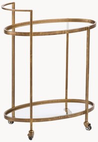 Carrinho de serviço em vidro Push Antic