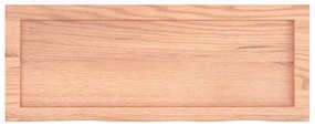 Prateleira de parede 80x30x(2-4) cm carvalho tratado castanho