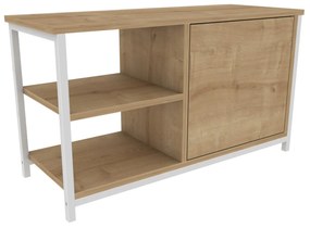 Suporte para TV Muskegon – Branco Carvalho – 89,6 x 35,3 x 50,8 cm