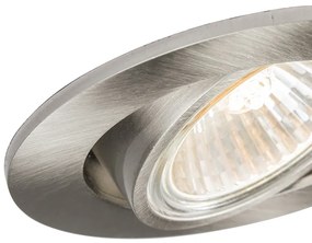 Foco embutido moderno em aço inclinável - Cisco Design,Moderno