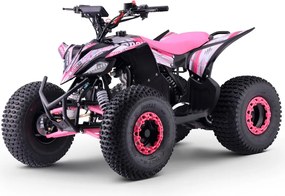 MINI MOTO 4 GASOLINA PARA CRIANÇAS 125cc Roan Ratte R8 automático Rosa