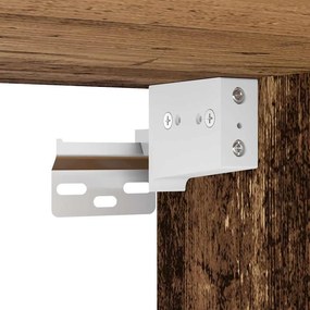 Armários de parede para garagem 2 pcs derivados de madeira