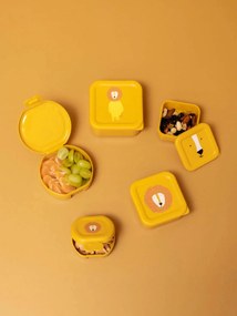 Caixa para lanche com clipe Trixie  amarelo