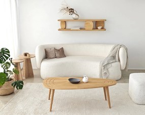 Prateleira de Parede Modena – Carvalho – 120x30x24 cm