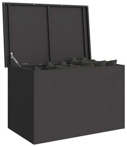 Caixa de Armazenamento Externa Preto 80 x 50.5 x 50 cm