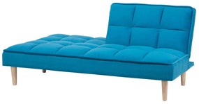 Sofá-cama azul SILJAN Beliani