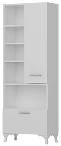 Armário Multiusos Sezen – Branco – 60 cm x 163,6 cm x 31,5 cm