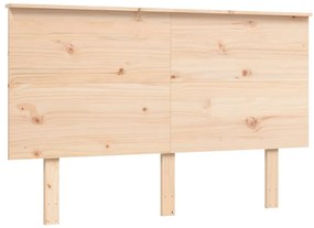 Cama sem colchão 140x200 cm madeira de pinho maciça