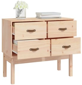 Mesa consola 90x40x78 cm madeira de pinho maciça