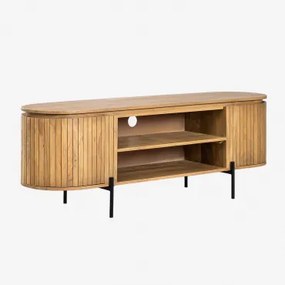 Móvel Tv 160x45 Cm Em Madeira De Manga Analis Madeira De Manga - Sklum