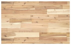 vidaXL Tampo p/ móvel casa de banho 160x50x4 acácia maciça não tratada