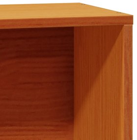 Cama sem colchão 90x190 cm madeira de pinho maciça castanho-mel