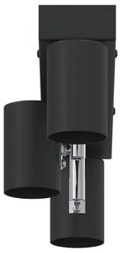Holofote de Teto 3 Vias Ajustável Preto E27