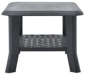 Mesa de centro 90x60x46 cm plástico antracite