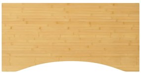 vidaXL Tampo de secretária 100x50x2,5 cm bambu