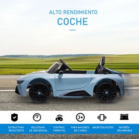 HOMCOM Carro elétrico BMW I8 COUPE com licença para crianças de +3 ano