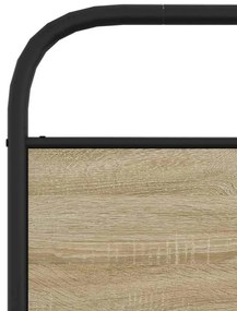 Estrutura cama s/ colchão derivados de madeira carvalho sonoma