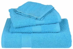 Toalhas de bidé 10 pcs 30x50 cm 360 gsm 100% algodão turquesa