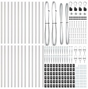 Posts de Cerca com Ponta - 26 pcs Ø32 mm 120 cm em Aço Galvanizado