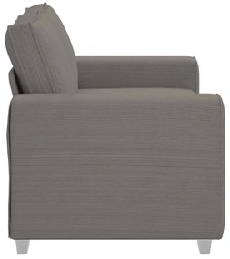 Sofá-luvas 120 cm tecido corduroy cinzento-claro