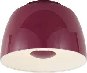 Plafon Retro Vermelho com Interior Branco Incl. LED Dimerizável em 3 Níveis - Vera