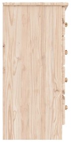 Cómoda ALTA 77x35x73 cm madeira de pinho maciça