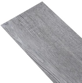 Tábuas de soalho PVC autoadesivas 2,51 m² 2mm cinzento mate