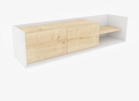 Móvel TV Krog – Branco Carvalho – 160x35x36,8 cm