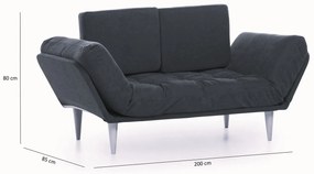 Mesa de Centro Stil Metal Ferforje – Creme e Preto – 90x90x38 cm