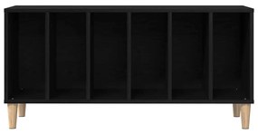 Armário de Registro vidaXL Madeira de Carvalho Preto 100x38x48 cm Made