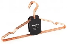 Conjunto de 6 Cabides Gärde Metalizados Oro Rosa - Sklum