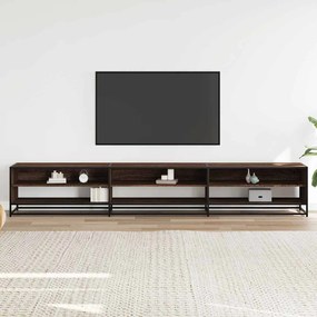 Móvel de TV 270x40x46 cm derivados de madeira carvalho castanho