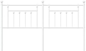 Cabeceira de cama 180 cm metal branco