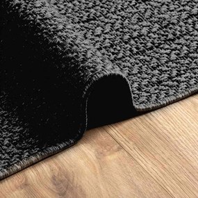 Tapete ZIZUR antracite 60x110 cm aspeto juta interior exterior